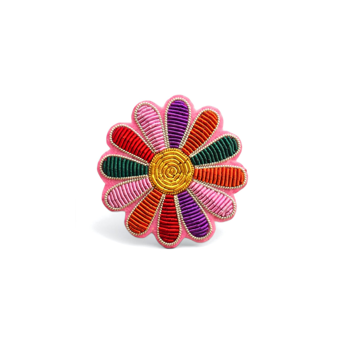 Renkli Kır Çiçeği broş - Maze Collection