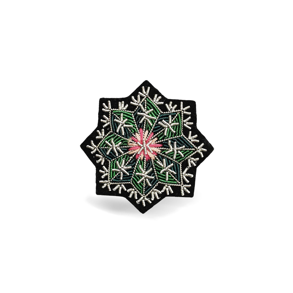 Kar Tanesi Çiçeği broş - Maze Collection