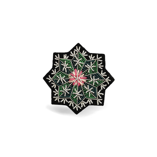 Kar Tanesi Çiçeği broş - Maze Collection