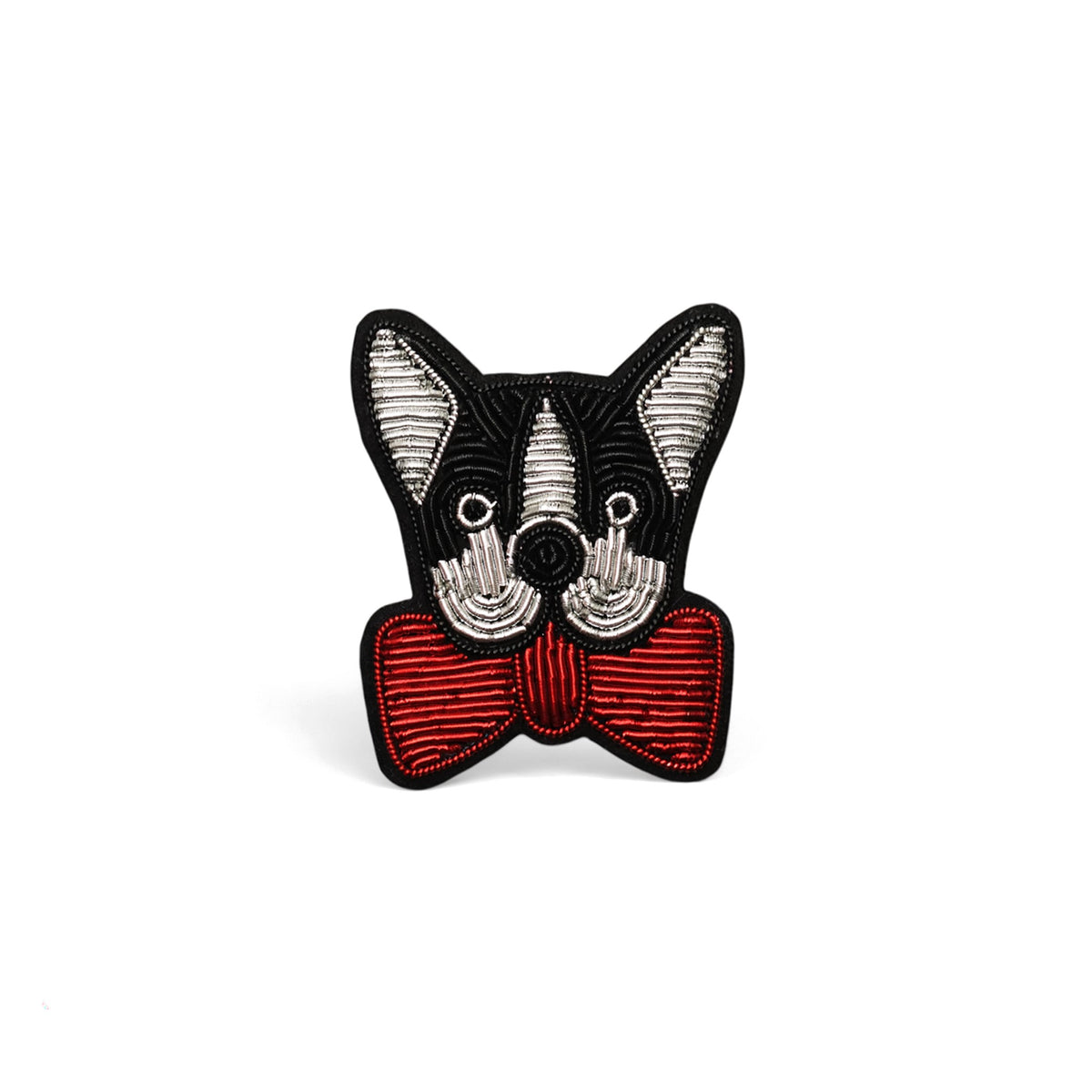 Papyonlu Köpek broş - Maze Collection