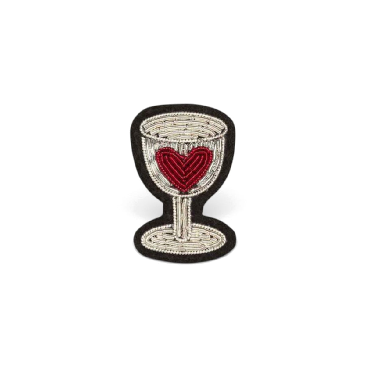 Kalpli Kadeh broş - Maze Collection