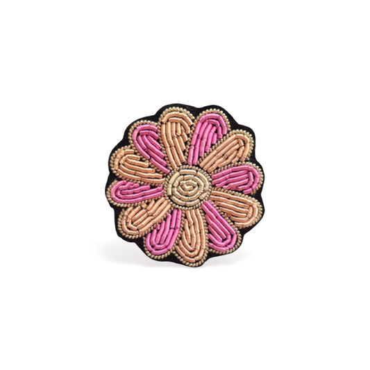 Pembe Papatya broş - Maze Collection