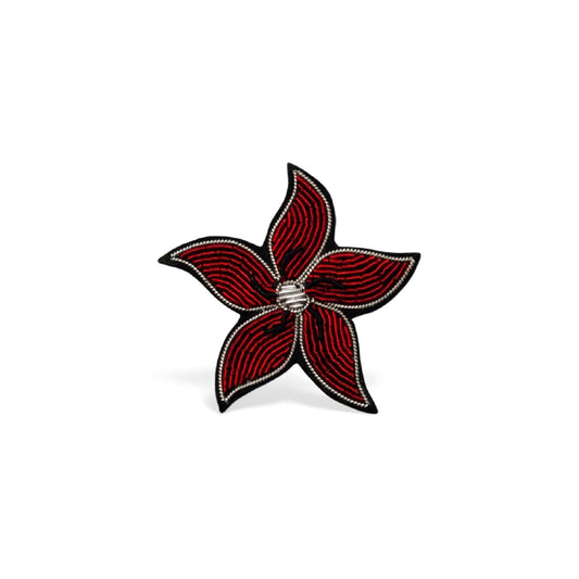 Kırmızı Zambak broş - Maze Collection