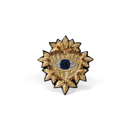 Altın Taç Göz broş - Maze Collection