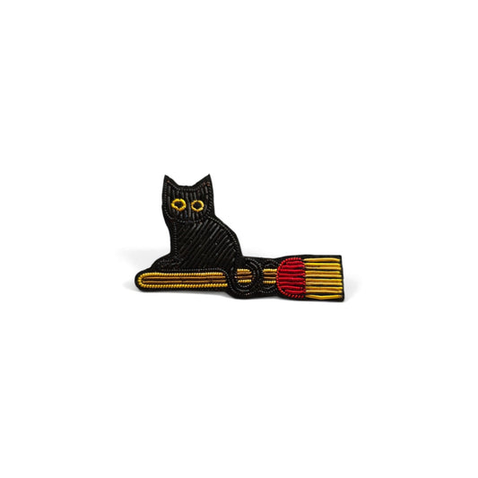 Cadı Kedi broş - Maze Collection