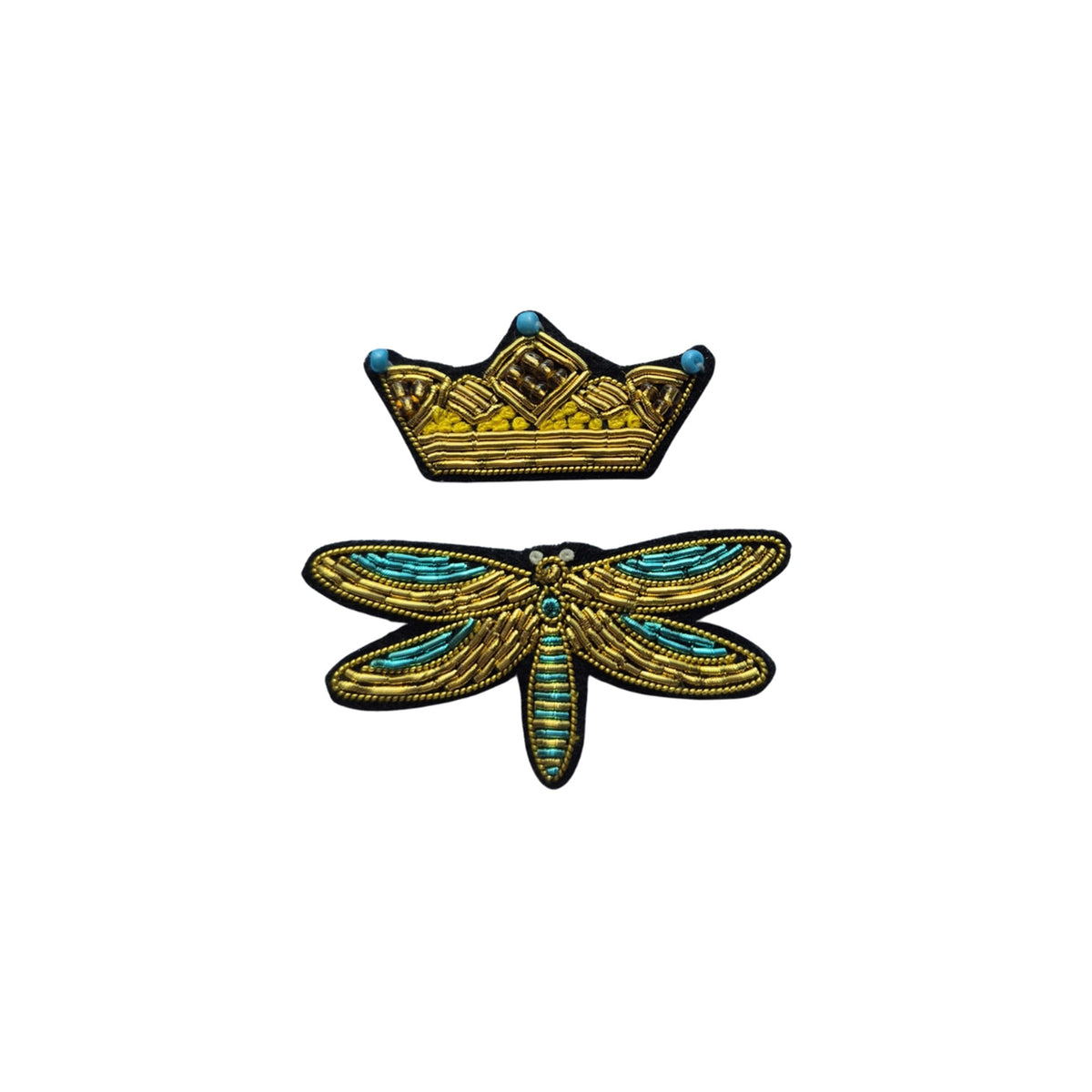 Taçlı Yusufçuk broş - Maze Collection