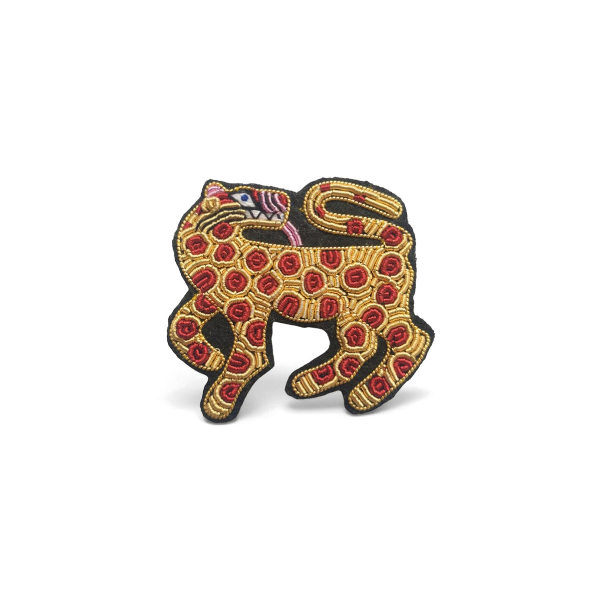 Leopar broş - Maze Collection
