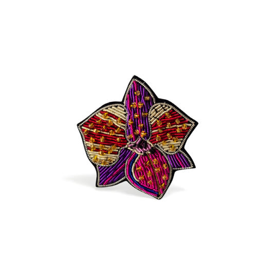Mor Menekşe broş - Maze Collection